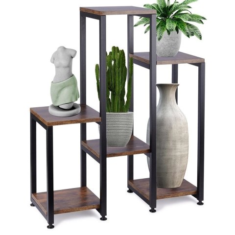 Kwietnik metalowy 6-poziomowy 80 cm Kwietnik metalowy 6-poziomowy 80 cm