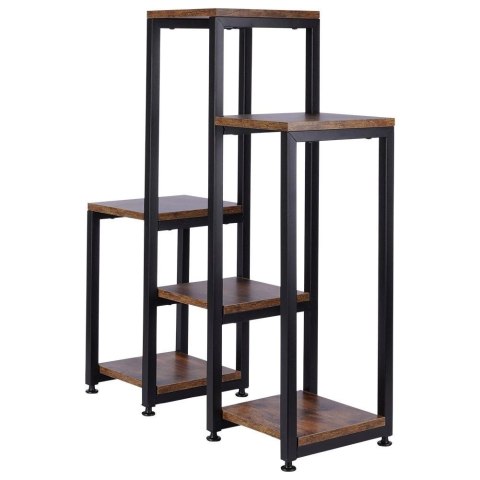 Kwietnik metalowy 6-poziomowy 80 cm Kwietnik metalowy 6-poziomowy 80 cm
