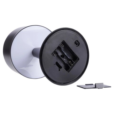 Lampka nocna LED metalowa czarna bezprzewodowa 20,5 cm Lampka nocna LED metalowa czarna bezprzewodowa 20,5 cm