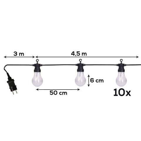 Lampki ogrodowe girlanda do pomieszczeń led 7,5 m Lampki ogrodowe girlanda do pomieszczeń led 7,5 m