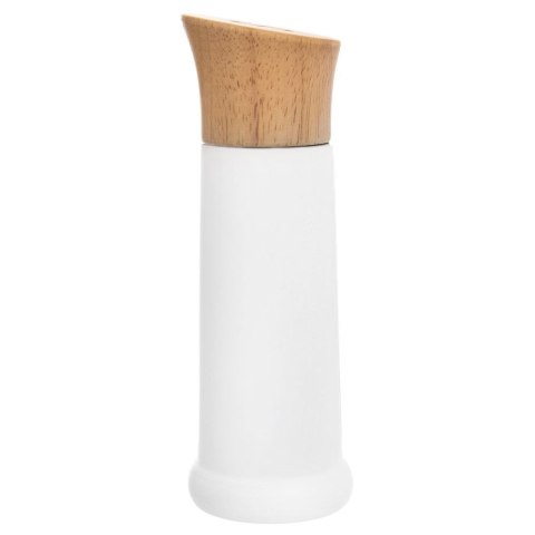 Młynek do mielenia przypraw pieprzu soli ręczny manualny drewniany biały 15 cm Młynek do mielenia przypraw pieprzu soli ręczny manualny drewniany biały 15 cm