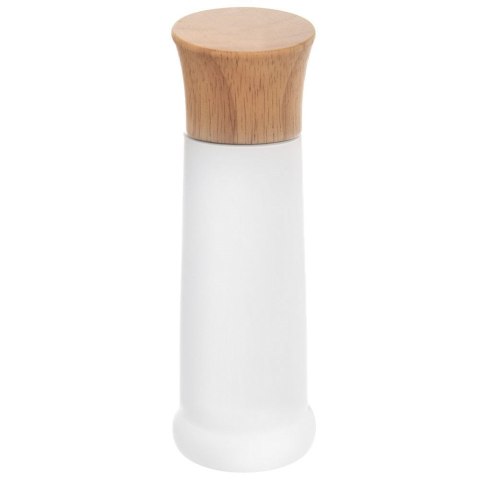 Młynek do mielenia przypraw pieprzu soli ręczny manualny drewniany biały 20 cm Młynek do mielenia przypraw pieprzu soli ręczny manualny drewniany biały 20 cm