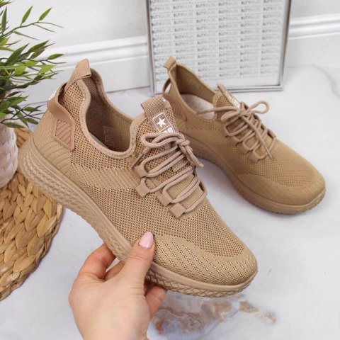 Buty sportowe NEWS W EVE268A beżowe Buty sportowe NEWS W EVE268A beżowe