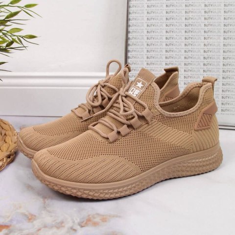 Buty sportowe NEWS W EVE268A beżowe Buty sportowe NEWS W EVE268A beżowe