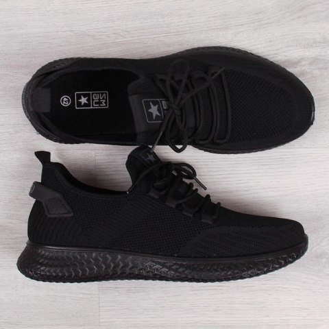 Buty sportowe tekstylne NEWS M EVE266A czarne Buty sportowe tekstylne NEWS M EVE266A czarne