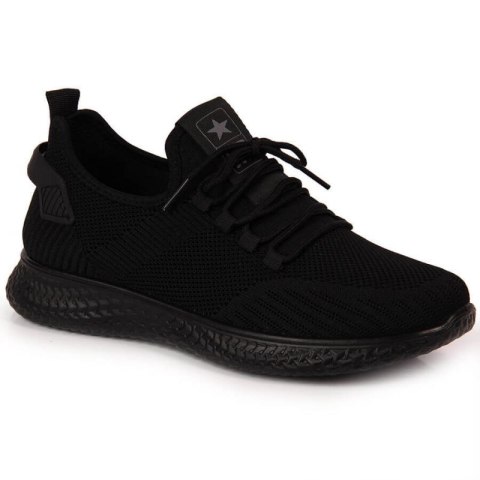 Buty sportowe tekstylne NEWS M EVE266A czarne Buty sportowe tekstylne NEWS M EVE266A czarne