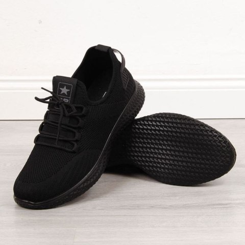 Buty sportowe tekstylne NEWS M EVE266A czarne Buty sportowe tekstylne NEWS M EVE266A czarne