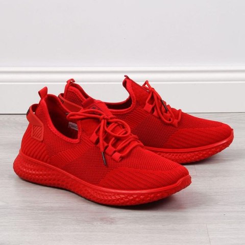 Buty sportowe tekstylne NEWS M EVE266B czerwone Buty sportowe tekstylne NEWS M EVE266B czerwone