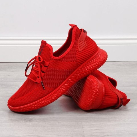 Buty sportowe tekstylne NEWS M EVE266B czerwone Buty sportowe tekstylne NEWS M EVE266B czerwone