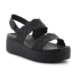 Sandały Crocs Brooklyn Woven Low Wedge W 209977-060
