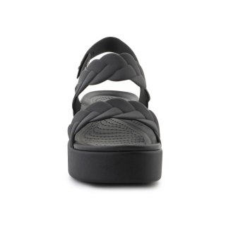 Sandały Crocs Brooklyn Woven Low Wedge W 209977-060