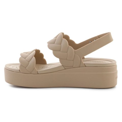 Sandały Crocs Brooklyn Woven Low Wedge W 209977-212 Sandały Crocs Brooklyn Woven Low Wedge W 209977-212