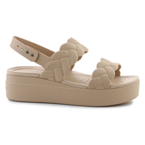 Sandały Crocs Brooklyn Woven Low Wedge W 209977-212 Sandały Crocs Brooklyn Woven Low Wedge W 209977-212