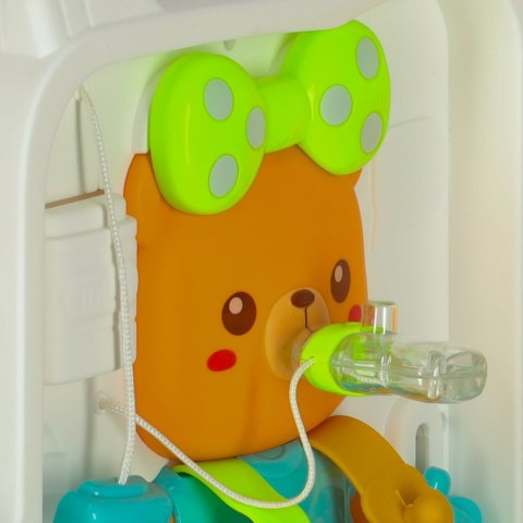 Tablica manipulacyjna sensoryczna montessori walizka pokrętła miś XXL światło dźwięk Tablica manipulacyjna sensoryczna montessori walizka pokrętła miś XXL światło dźwięk