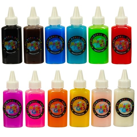 Klej żel kryształowy 3D crystal glue magiczna kuchnia szablony kreatywny zestaw 62 elementy różowy Klej żel kryształowy 3D crystal glue magiczna kuchnia szablony kreatywny zestaw 62 elementy różowy