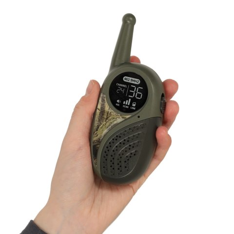 Walkie talkie krótkofalówka zestaw z centralą dla dzieci wojskowy zasięg 333 m Walkie talkie krótkofalówka zestaw z centralą dla dzieci wojskowy zasięg 333 m