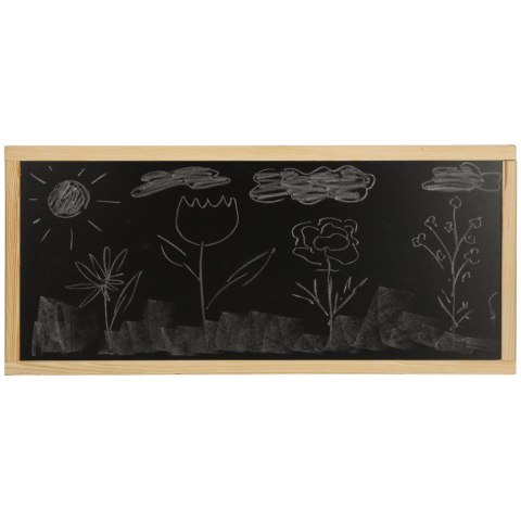 Ławka ogrodowa stolik dla dzieci drewniany piaskownica tablica 92 x 78 x 52 cm Ławka ogrodowa stolik dla dzieci drewniany piaskownica tablica 92 x 78 x 52 cm