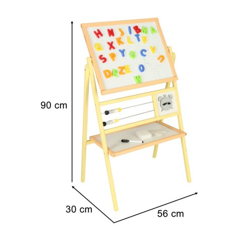 Tablica kredowa magnetyczna liczydło 30 x 56 x 90 cm Tablica kredowa magnetyczna liczydło 30 x 56 x 90 cm