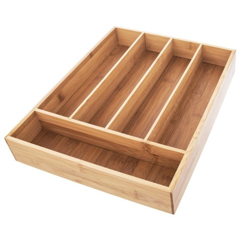 Organizer do szuflady na sztućce wkład bambusowy 35x26 cm Organizer do szuflady na sztućce wkład bambusowy 35x26 cm