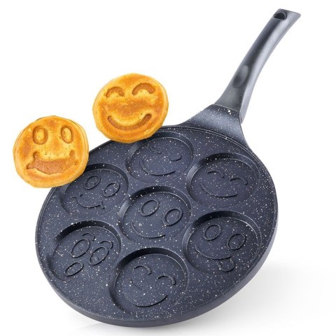 Patelnia do jajek placków pancakes naleśników granitowa buźki GRANDE 27 cm Patelnia do jajek placków pancakes naleśników granitowa buźki GRANDE 27 cm