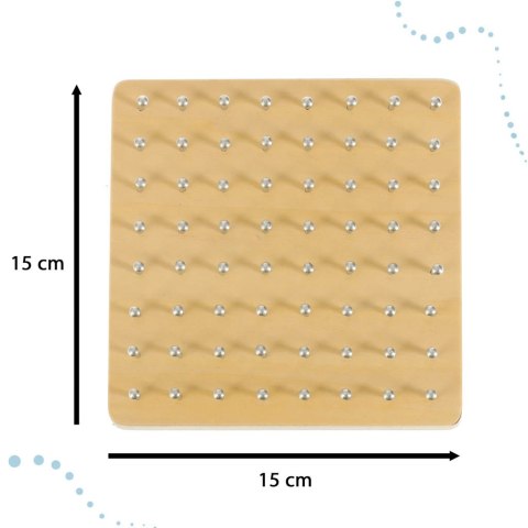 Geoboard geoplan drewniana układanka tworzenie kształtów z gumek Geoboard geoplan drewniana układanka tworzenie kształtów z gumek