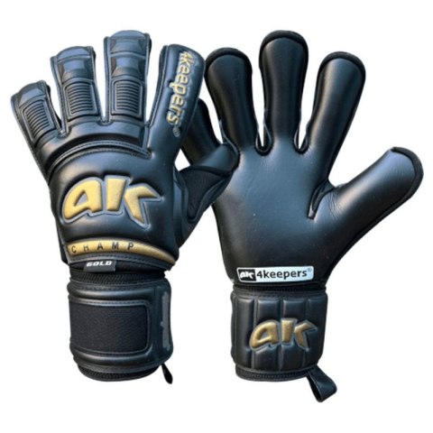 Rękawice bramkarskie 4keepers Champ Gold Black VI RF2G Jr S906497 Rękawice bramkarskie 4keepers Champ Gold Black VI RF2G Jr S906497