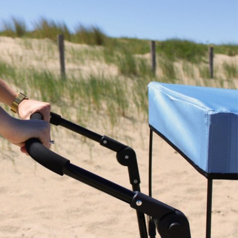 AXI Składany Wózek Plażowy z Dachem Hamulcem i Torbą 80Kg AXI Składany Wózek Plażowy z Dachem Hamulcem i Torbą 80Kg