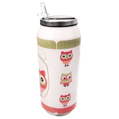 Kubek termiczny termos bidon sowa PUSZKA 400 ml Kubek termiczny termos bidon sowa PUSZKA 400 ml