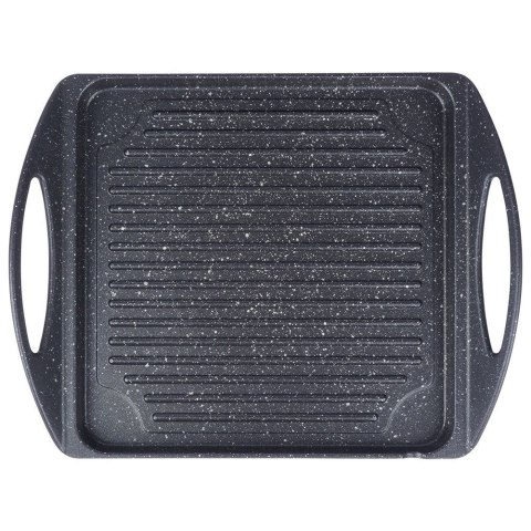 Płyta grillowa granitowa patelnia do grillowania smażenia prostokątna GRANDE 34x26,5 cm Płyta grillowa granitowa patelnia do grillowania smażenia prostokątna GRANDE 34x26,5 cm
