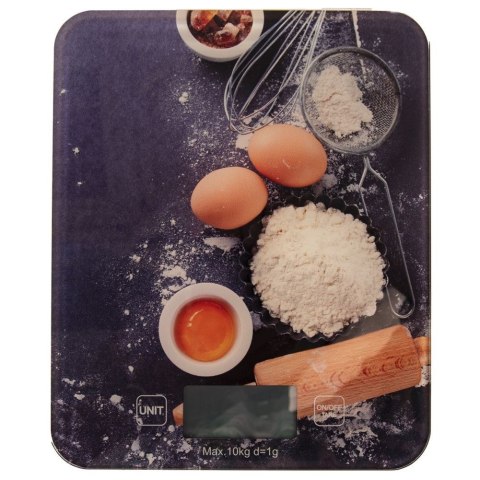 Waga kuchenna elektroniczna płaska szklana 10kg Waga kuchenna elektroniczna płaska szklana 10kg