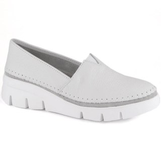 Skórzane półbuty Filippo W PAW513B białe