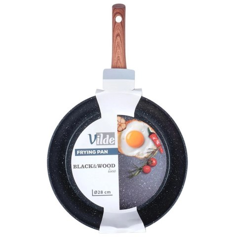Patelnia Indukcja na Gaz Granitowa Nieprzywierająca Solidna VILDE 28 cm Patelnia Indukcja na Gaz Granitowa Nieprzywierająca Solidna VILDE 28 cm