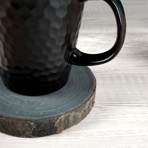 Plaster drewna z korą szary podstawka pod kubek zestaw 4 szt. Plaster drewna z korą szary podstawka pod kubek zestaw 4 szt.