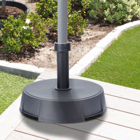 Podstawa betonowa do parasola ogrodowego ciężka antracyt stojak na parasol 25 kg Podstawa betonowa do parasola ogrodowego ciężka antracyt stojak na parasol 25 kg