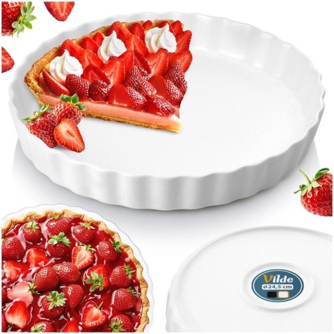 Forma do Pieczenia Tarty na Tartę Ceramiczna Tortownica ORION 24,5 cm Forma do Pieczenia Tarty na Tartę Ceramiczna Tortownica ORION 24,5 cm