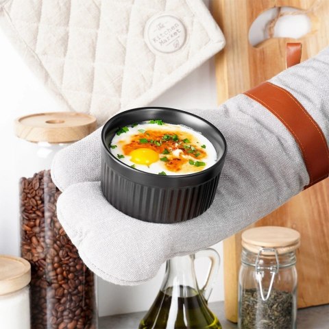 Miseczki do Zapiekania Pieczenia Ceramiczne Czarne VILDE 260 ml 6 szt. Miseczki do Zapiekania Pieczenia Ceramiczne Czarne VILDE 260 ml 6 szt.