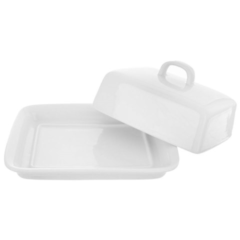 POJEMNIK NA MASŁO CERAMICZNA MASELNICZKA BIAŁA POJEMNIK NA MASŁO CERAMICZNA MASELNICZKA BIAŁA