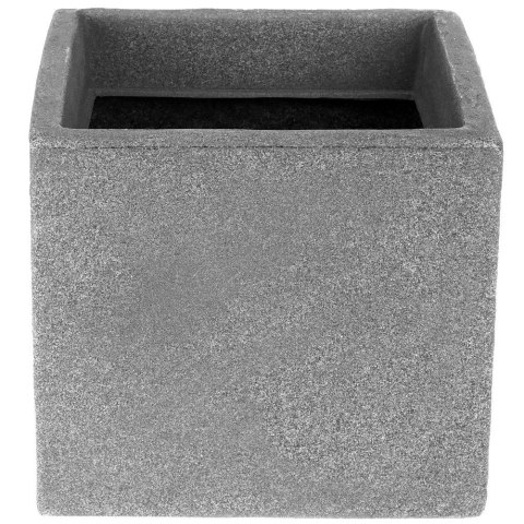 Doniczka donica kwadratowa osłonka na rośliny kwiaty ogrodowa zewnętrzna 20x20x17,5 cm Doniczka donica kwadratowa osłonka na rośliny kwiaty ogrodowa zewnętrzna 20x20x17,5 cm