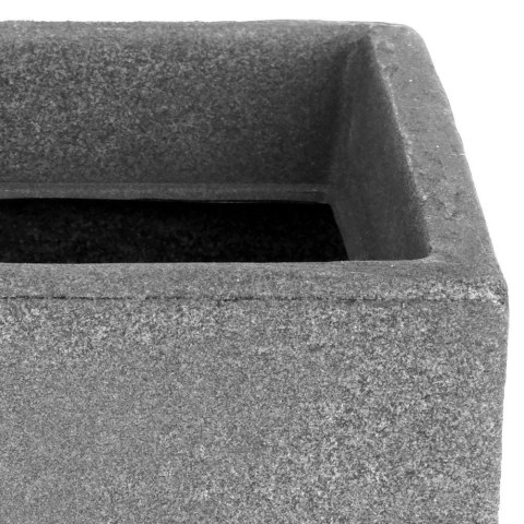 Doniczka donica kwadratowa osłonka na rośliny kwiaty ogrodowa zewnętrzna 20x20x17,5 cm Doniczka donica kwadratowa osłonka na rośliny kwiaty ogrodowa zewnętrzna 20x20x17,5 cm