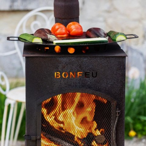 Kominek ogrodowy BonFeu BonCarré Czarny 3503 Kominek ogrodowy BonFeu BonCarré Czarny 3503