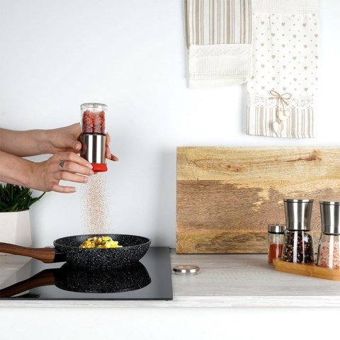 Młynek ręczny do mielenia chilli przypraw stalowy 14 cm Młynek ręczny do mielenia chilli przypraw stalowy 14 cm