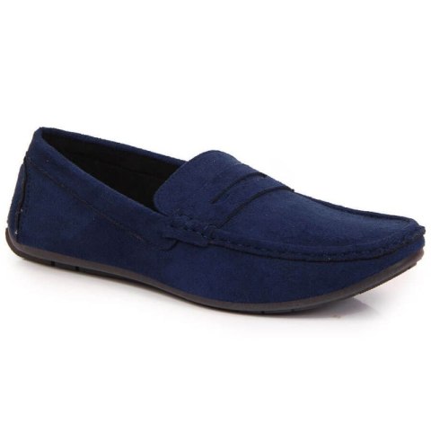Mokasyny slip on NEWS M EVE340B granatowe Mokasyny slip on NEWS M EVE340B granatowe