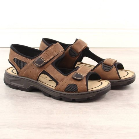 Sandały na rzepy Rieker M 26156-25 RKR447B Sandały na rzepy Rieker M 26156-25 RKR447B