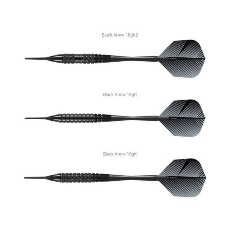 Rzutki Harrows Black Arrow Softip HS-TNK-000013120 Rzutki Harrows Black Arrow Softip HS-TNK-000013120