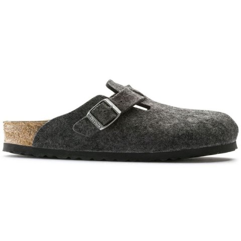 Klapki Birkenstock Boston FE Anthrazit 160373 Klapki Birkenstock Boston FE Anthrazit 160373