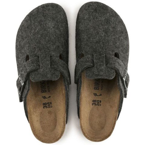 Klapki Birkenstock Boston FE Anthrazit 160373 Klapki Birkenstock Boston FE Anthrazit 160373