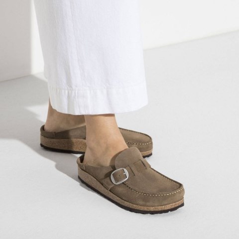 Klapki Birkenstock Buckley Leve Gray Taupe W 1019462 Klapki Birkenstock Buckley Leve Gray Taupe W 1019462