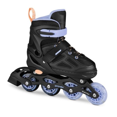 Łyżworolki Spokey Quattro 4IN1 SPK-943431 roz. 38-41 BK/VT Łyżworolki Spokey Quattro 4IN1 SPK-943431 roz. 38-41 BK/VT