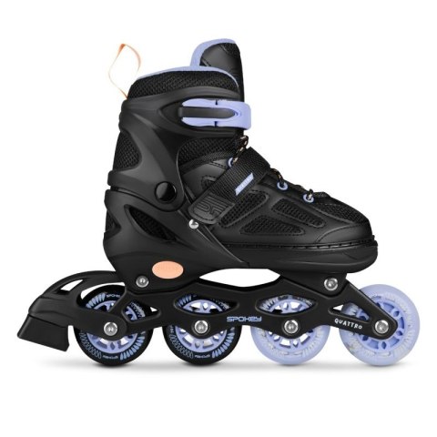 Łyżworolki Spokey Quattro 4IN1 SPK-943431 roz. 38-41 BK/VT Łyżworolki Spokey Quattro 4IN1 SPK-943431 roz. 38-41 BK/VT