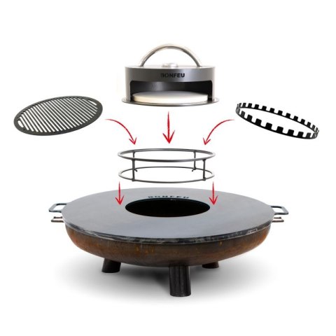 Palenisko ogrodowe Bonfeu Bonbowl Plus Ø100 FH3.100 Palenisko ogrodowe Bonfeu Bonbowl Plus Ø100 FH3.100